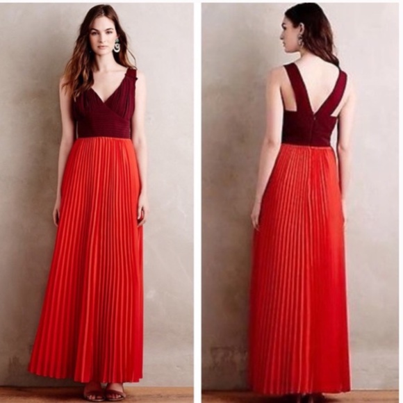 Moulinette Soeurs Dresses & Skirts - NEW Moulinette Soeurs Roja Pleated Maxi Dress Sz 6P